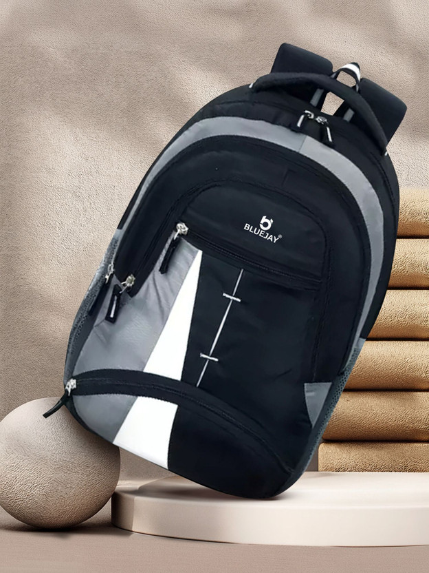 Bluejay Bag for Men Women | Office/College/School 35 L Backpack(Black)