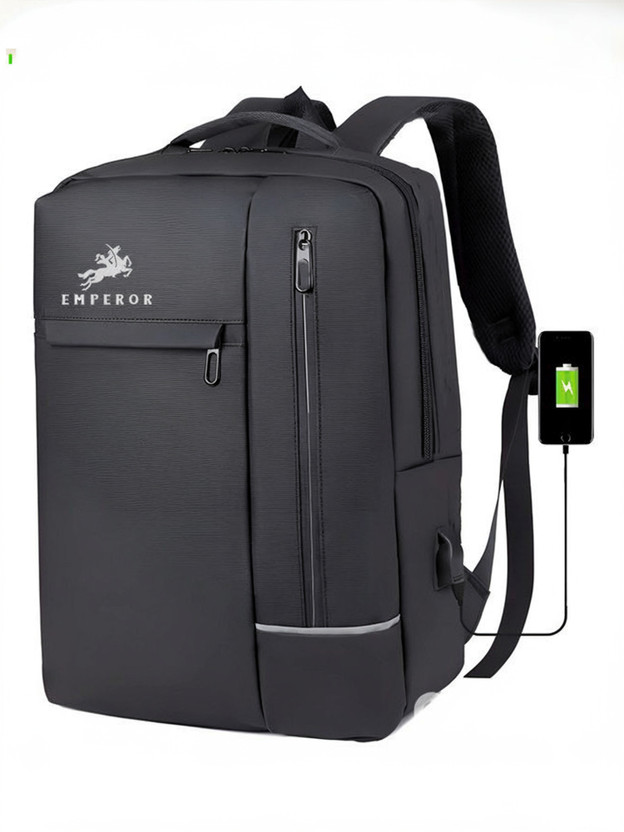 Emperor Multi-purpose backpack With USB charging Port Laptop bag/Office bag/College bag 32 L Laptop Backpack(Black)