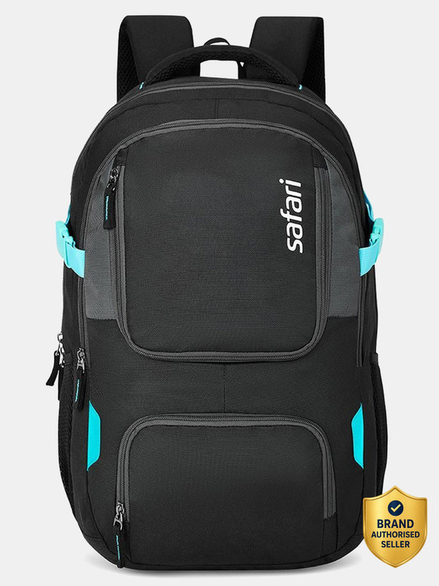 SAFARI ASHPERNEO19CBBLK (3 compartments) 30 L Laptop Backpack(Black)