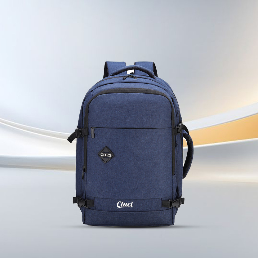 Cluci Weekend & Cabin Travel Bag Water Resistant Trekking & Hiking Bag 45 L Backpack(Blue)