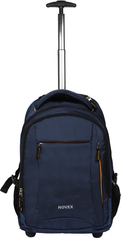 NOVEX Pacific Water Resistant 15.6" Laptop Roller Case/ Backpack Trolley 35 L Trolley Laptop Backpack(Blue)