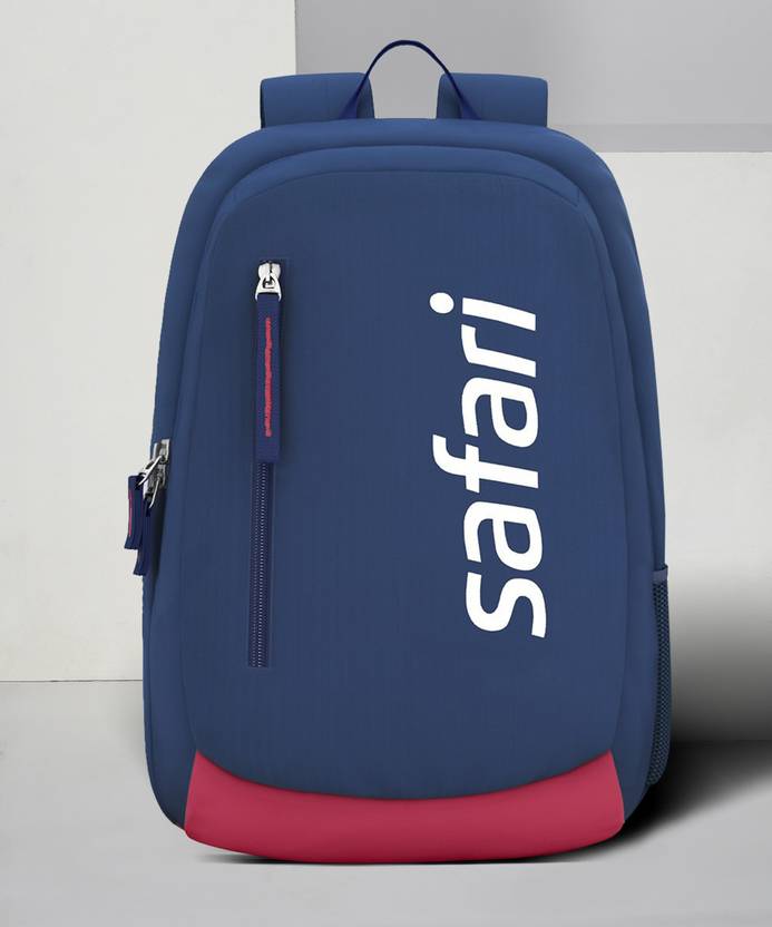 SAFARI Medium 26 L Backpack JERSEY 26L NAVY BLUE BACKPACK Red