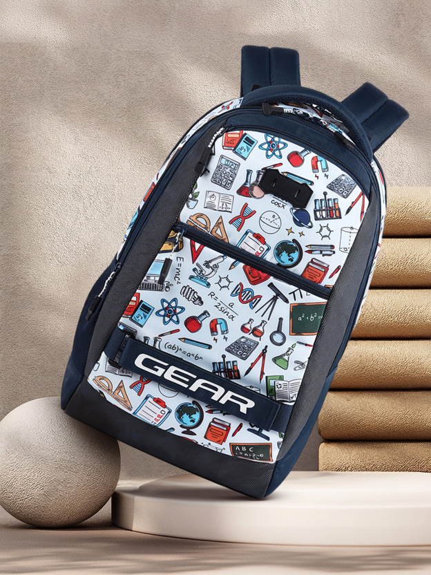 Gear Invent 19" Boys 34 L Backpack(Blue, Grey)