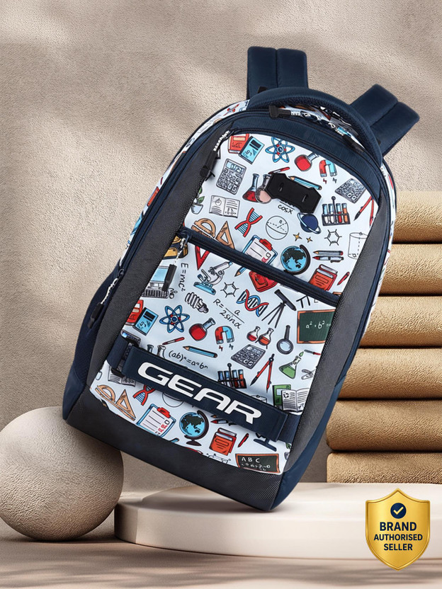 Gear Invent 19" Boys 34 L Backpack(Blue, Grey)