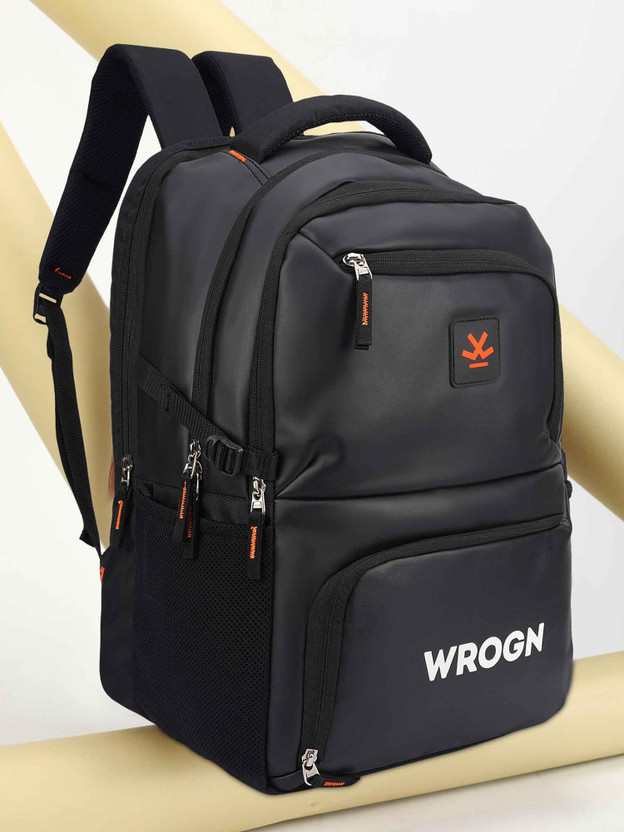 WROGN Hummer Unisex Bag with rain cover Office/School/College/BusinessA-45L 45 L Backpack(Black)