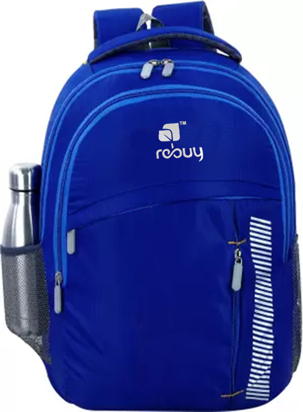 ReBuy Casual Printed Waterproof /Office Bag/School Bag/College Bag/Business Bag 35 L Laptop Backpack(Blue)