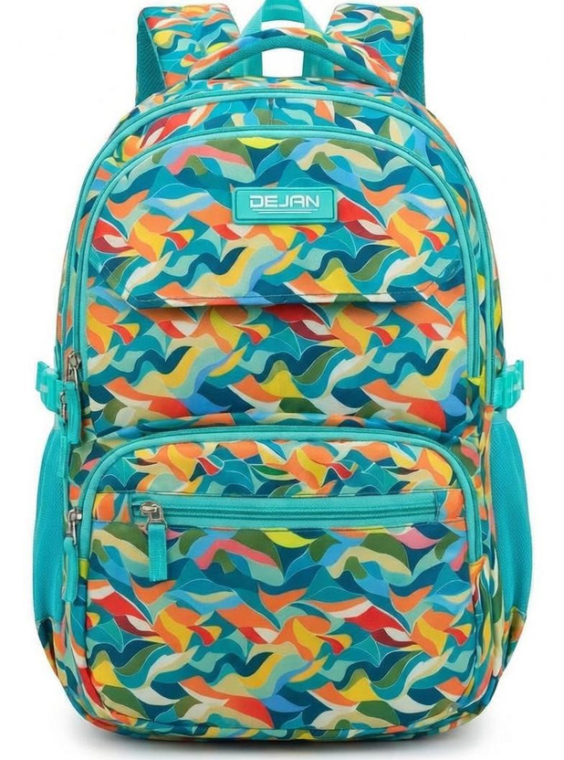 Dejan for Boys Girls Kids, Unisex Backback, Laptop Bag, Daypack Waterproof School Bag Waterproof School Bag(Dark Green, 37 L)