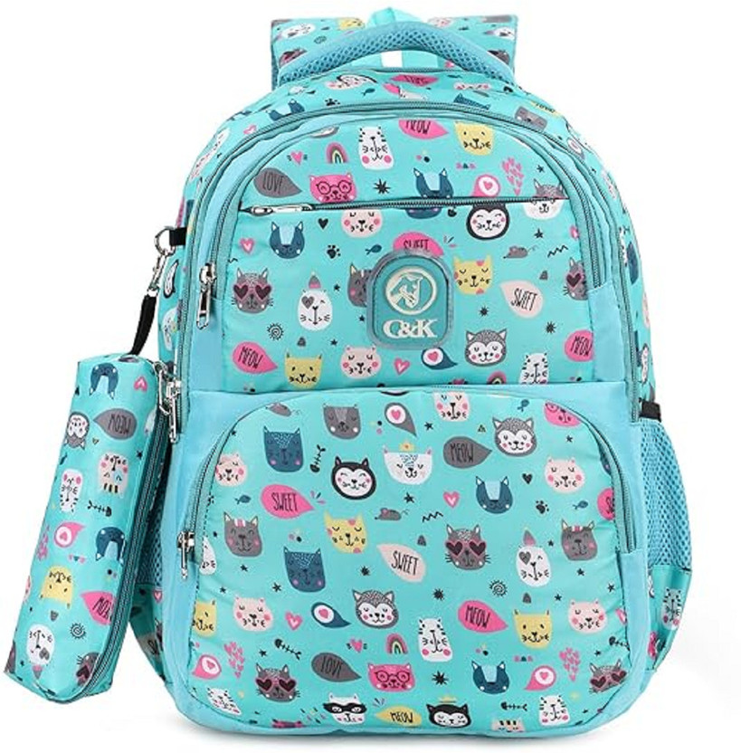 Globalagenc "Educational Odyssey: 32L Scholar's Sentinel Backpack" Waterproof School Bag(Multicolor, 32 L)