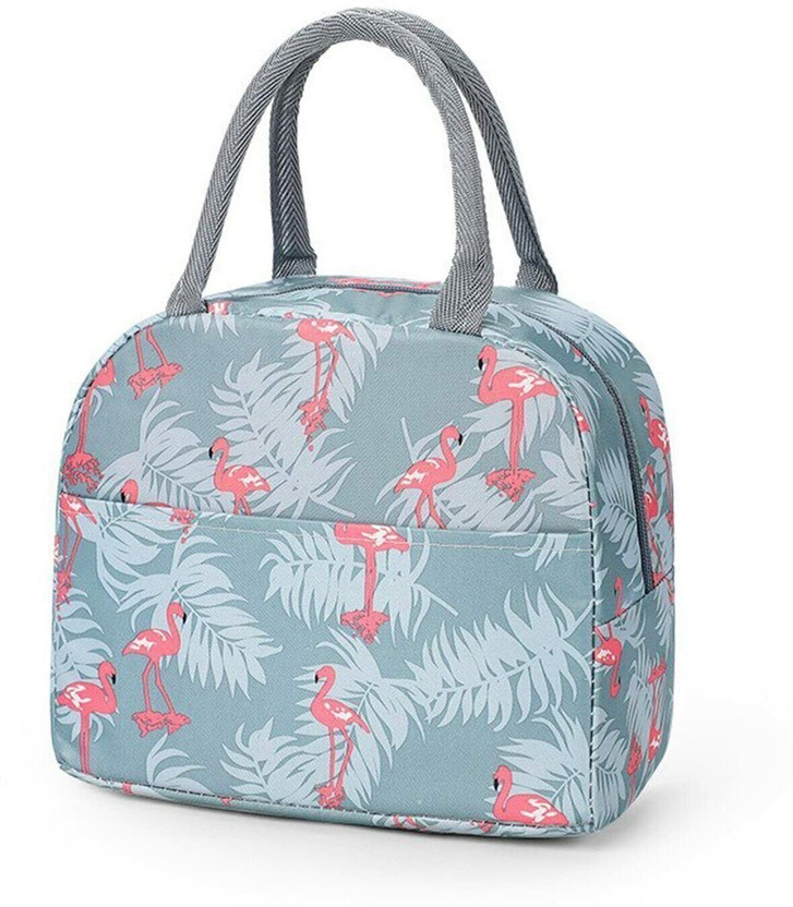 Flywind Insulated Travel Lunch Bag for Women Office School Picnic Outdoor Thermal Waterproof Lunch Bag(Grey, 5 L)