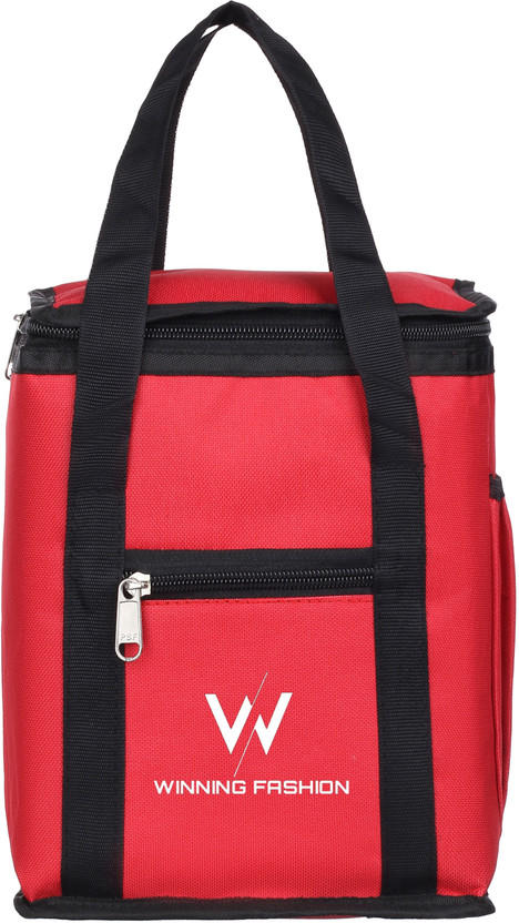WINNING FASHION Lunch/Tiffin Bag For School College Office Dayout Waterproof Lunch Bag(Red, 10 L)