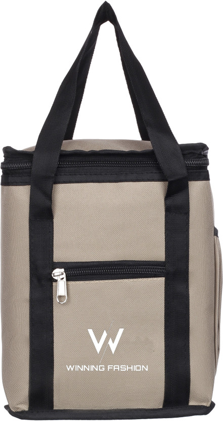 WINNING FASHION Lunch/Tiffin Bag For School College Office Dayout Waterproof Lunch Bag(Beige, 10 L)