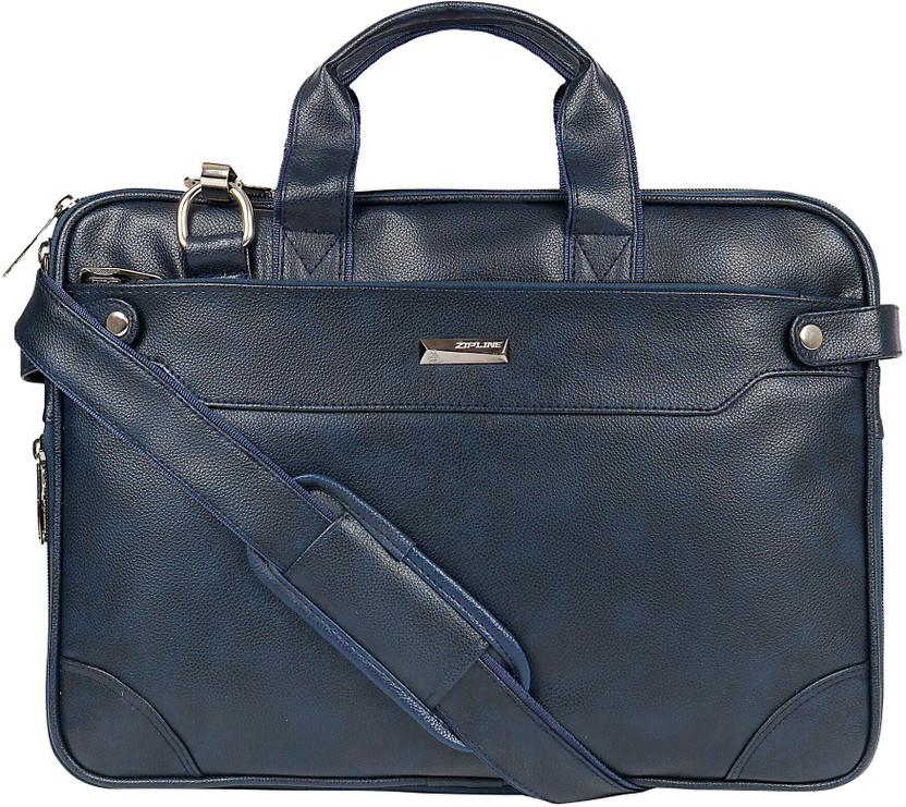ZIPLINE Super Executive Laptop Waterproof Multipurpose Bag(Blue, 10 L)