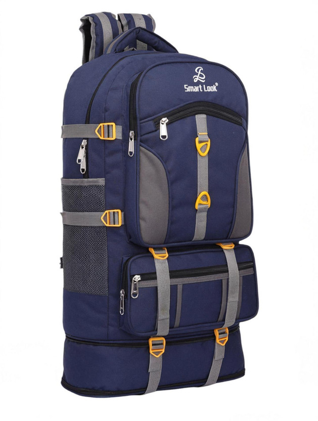 Smartlook Travel for Outdoor Sport HikiIng bag Waterproof Backpack(Blue, 70 L)