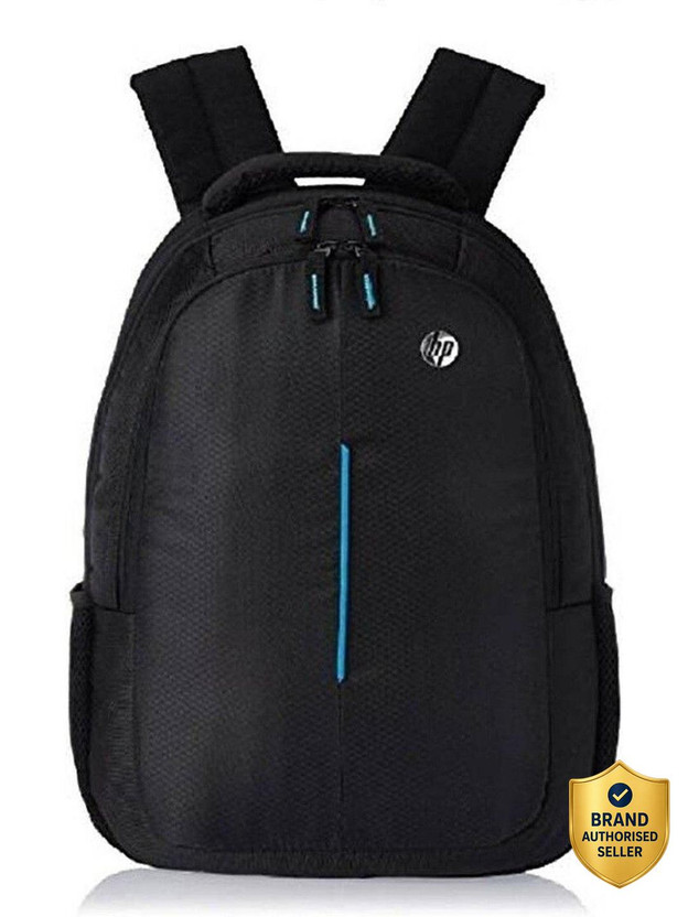 HP 15.6 inch Expandable 20 L Laptop Backpack (Black) (Secondary 3rd Std Plus) Waterproof School Bag(Black, 20 L)