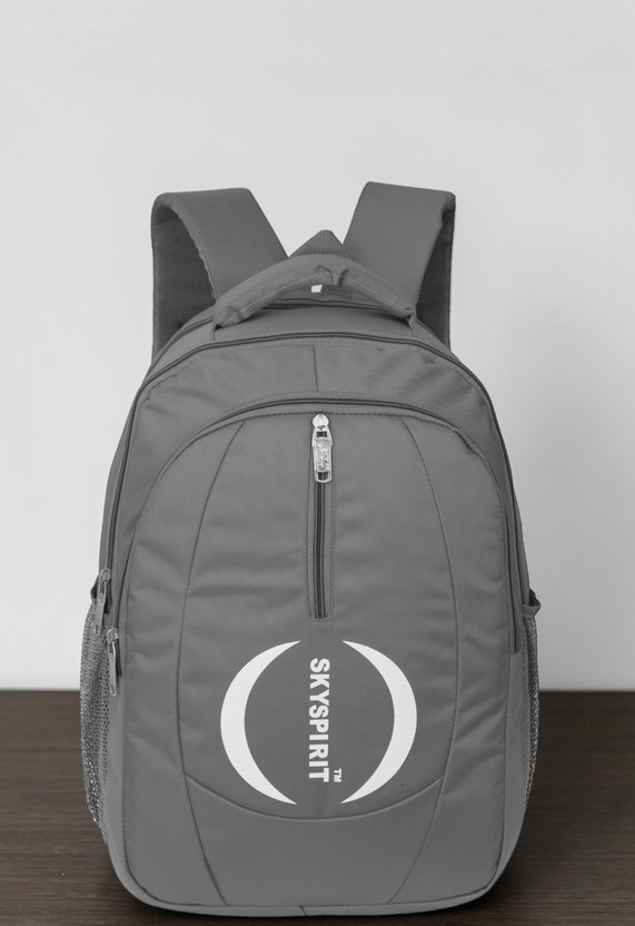 sky sky spirit Kids Learning Backpack | School & Tuition Student Bag Waterproof School Bag(Grey, 30 L) - Flipkart Deal