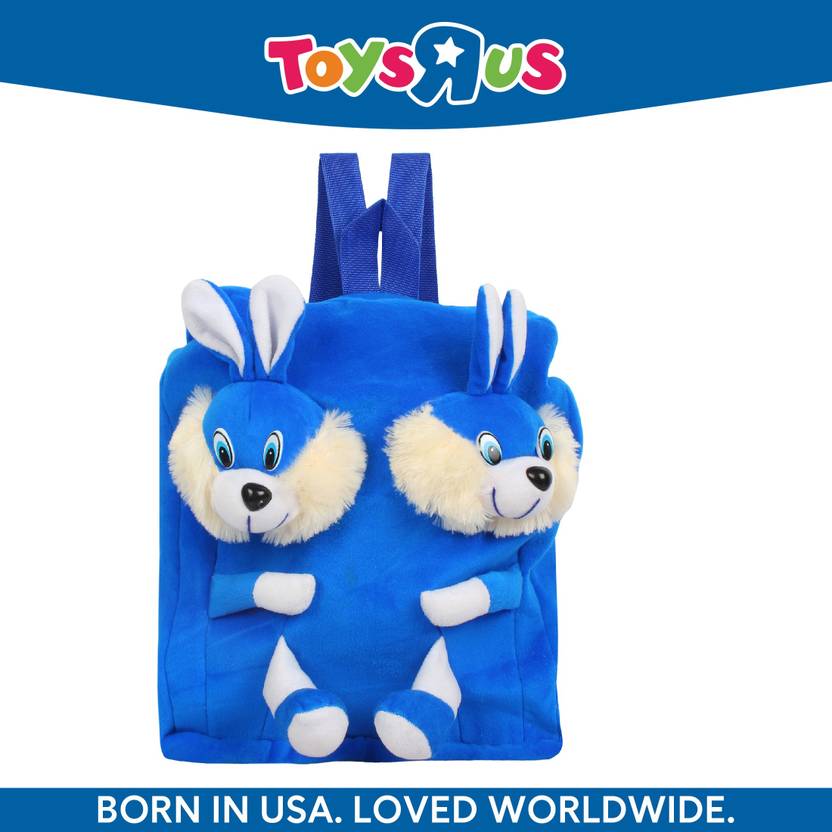 Toys R Us Double Face Blue Cartoon School Bag for 2 to 5