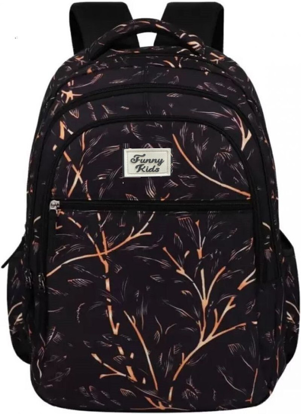 Dejan School Bag for Boys, Girls, Kids, Unisex Bag Waterproof School Bag(Black, 34 L)