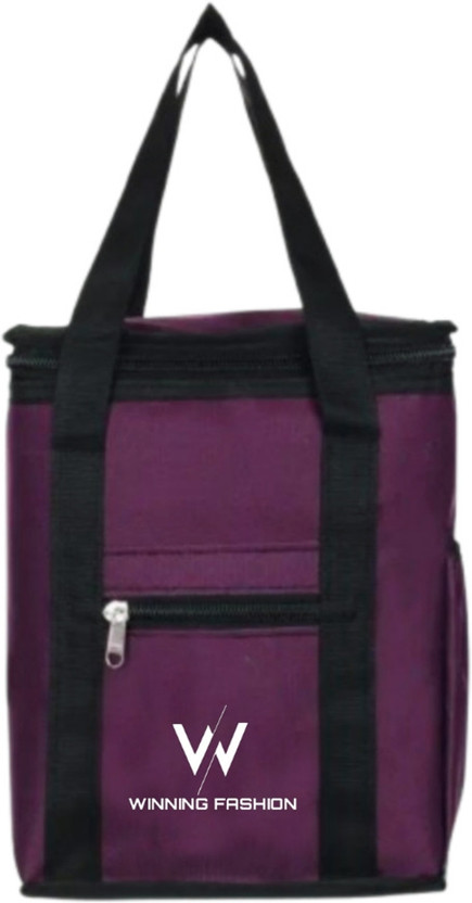 WINNING FASHION Lunch/Tiffin Bag For School College Office Dayout Waterproof Lunch Bag(Purple, 10 L)