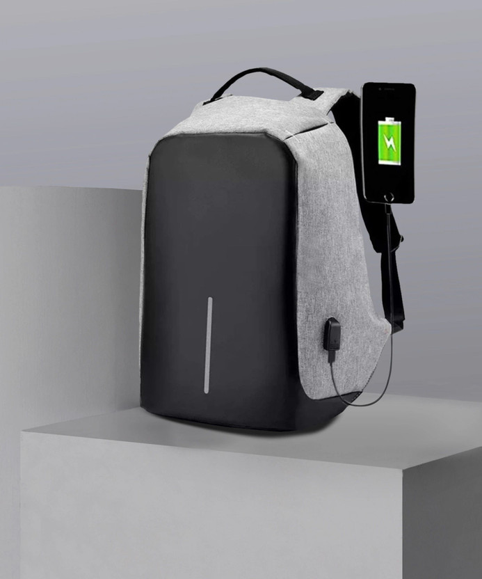 OL SKOOL Light Anti Theft Waterproof Backpack(Dark Grey, 25 L)