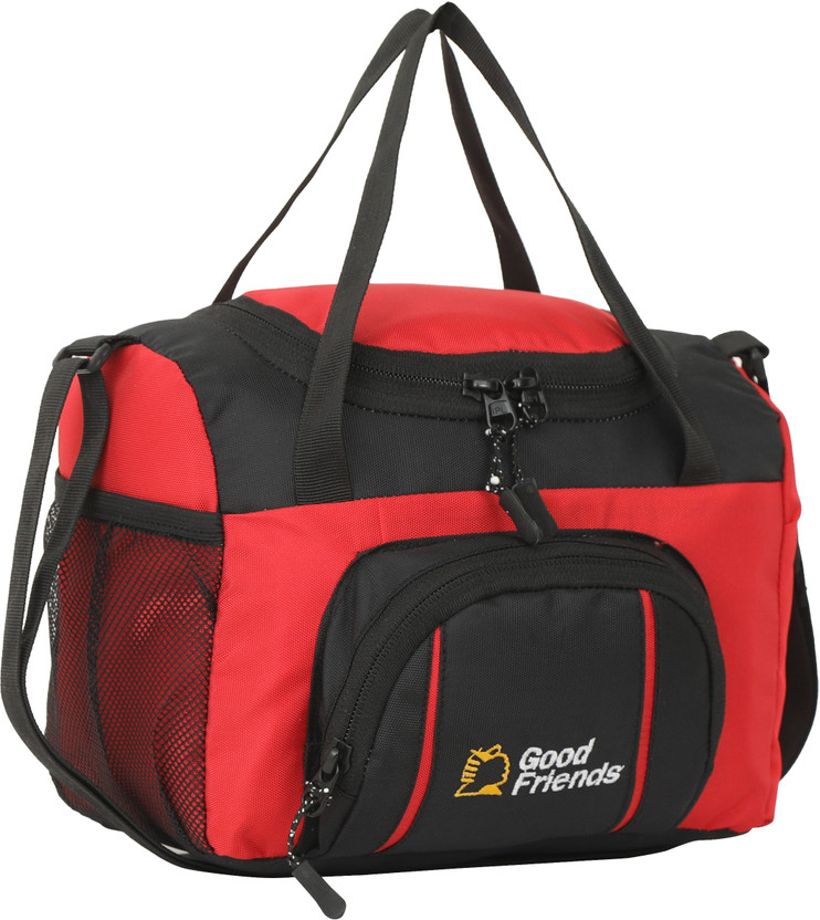 GOOD FRIENDS Insulate Tiffin Storage Bag for Travel, Office, College School Use, Regular Size Waterproof Lunch Bag(Red, 4 L)