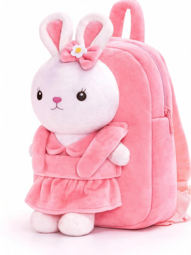 Pihu Pihu Doll, Backpack for 2 to 6 years kids 10L School Bag (Pink, Black, 12 L) Plush Bag(Pink, Pink, 10 L) - Flipkart Deal