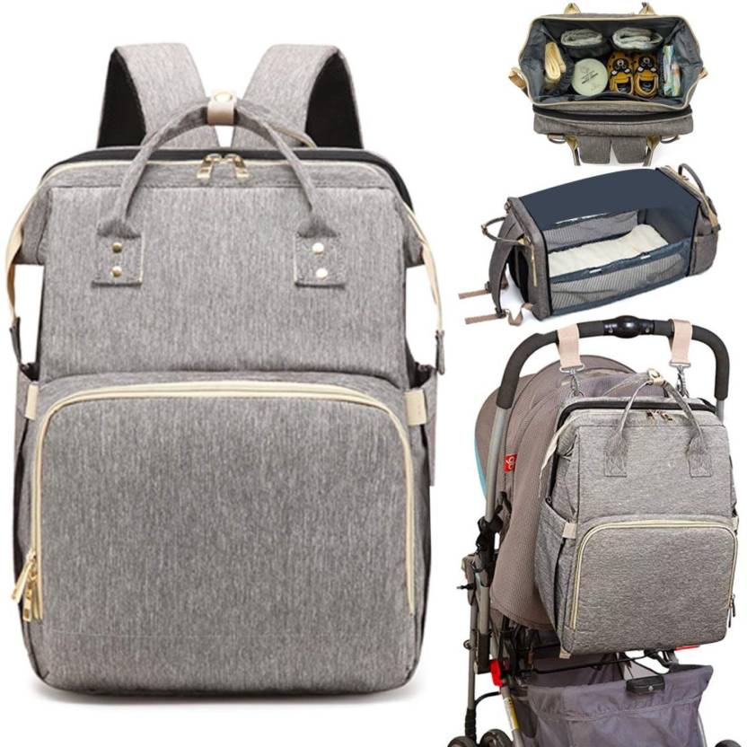 Flipkart.com | Walkent Diaper Bag With Foldable Bed Waterproof Backpack ...