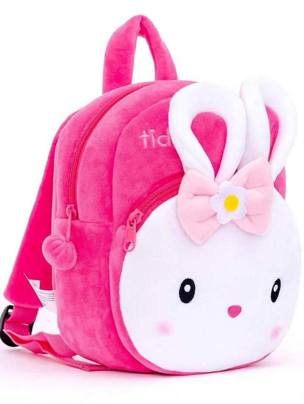 Littoze Littoze Rabbit White School Bag Soft Material Plush Backpack Children's Gifts Boy/Girl/Baby School Bag For Kids (Age 2 to 6 Year) School Bag ( 12 L ) School Bag 12 L Backpack(Pink, White) - Flipkart Deal