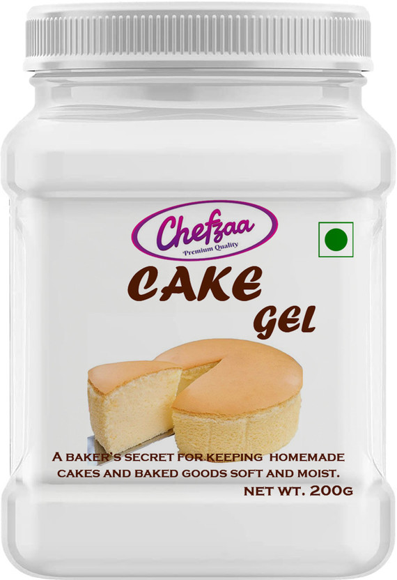 Chefzaa Cake Sponge Improver Useful When Making Cakes Emulsifier and Stabilizer Cake Gel Topping(200 g, NA)