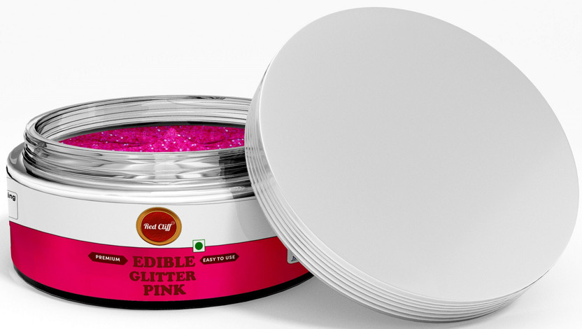 RED CLIFF Premium Edible Glitter | PINK | Metallic Glitter Ideal for Cake Decoration | Glitters(9 g)