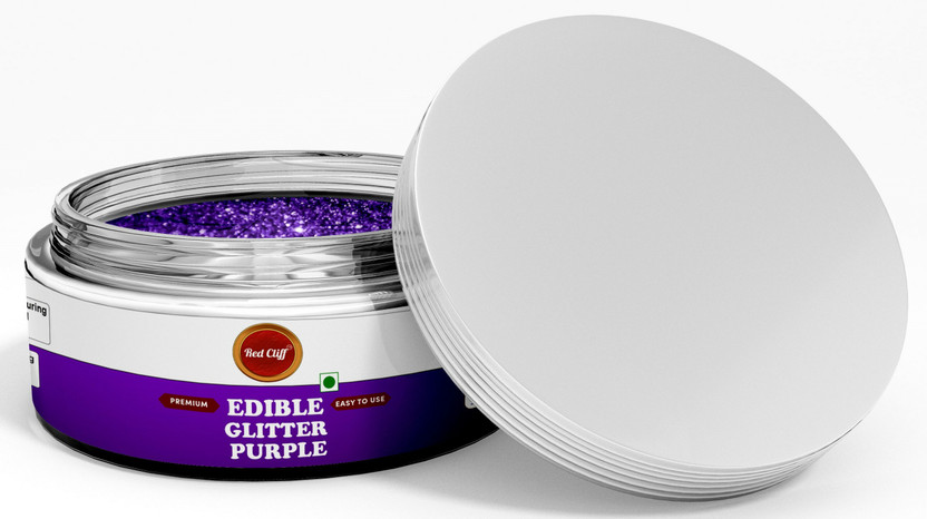 RED CLIFF Premium Edible Glitter | PURPLE | Metallic Glitter Ideal for Cake Decoration | Glitters(9 g)