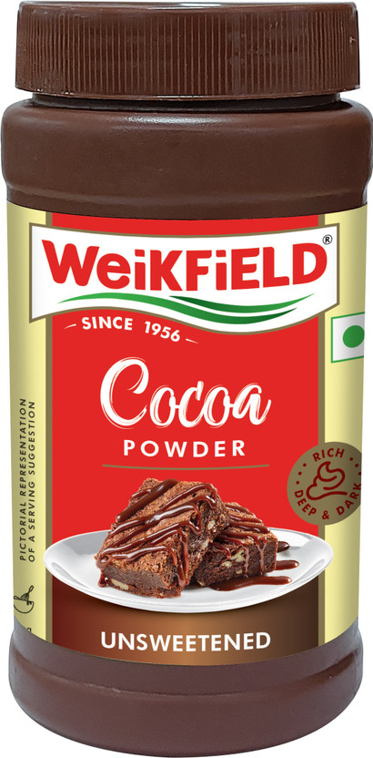 WeiKFiELD Cocoa Powder, Low Fat Rich & Decadent Pure, Unsweetened for Baking Cocoa Powder(150 g)