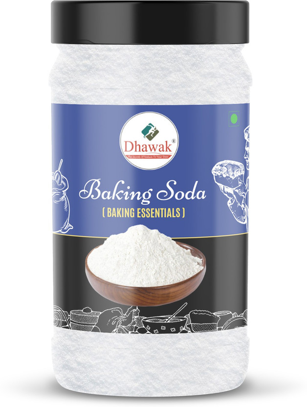 Dhawak Baking Soda used for Cleaning face Skin Teeth whitening Cooking Eating Baking Soda Powder(600 ml)