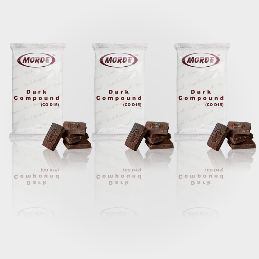 Morde Morde Dark Chocolate Compound Slab, Bar(3 x 400 g) - Flipkart Deal