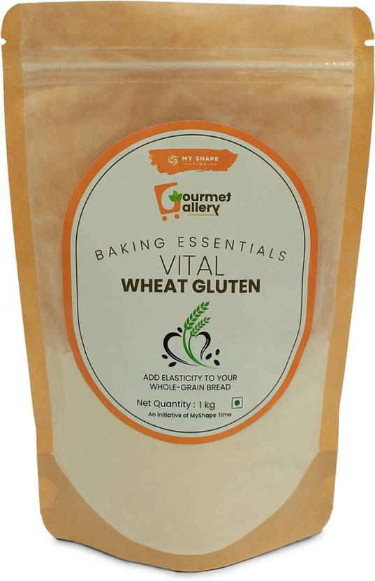 GOURMET GALLERY Vital Wheat Gluten Powder (1kg) Baking Essential High