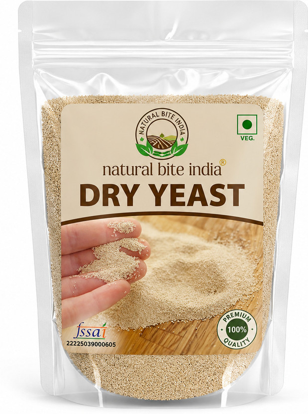 Natural Bite India Instant Dry Yeast Powder for , breads making Yeast Powder Dry Yeast Powder(100 g)