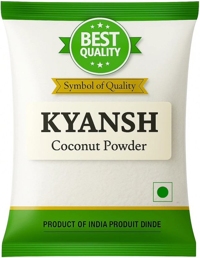 Kyansh 1kg Premium Quality Coconut Powder (1 Kg) Coconut Powder(1 kg)