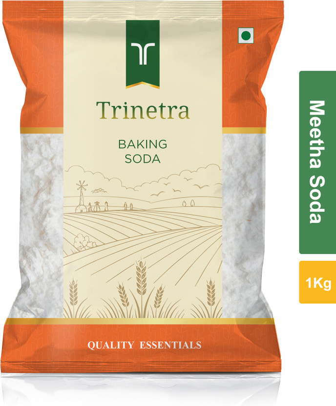 Trinetra Premium Quality Meetha Soda (Baking Soda)-1Kg (Pack Of 1) Baking Soda Powder(1000 g)