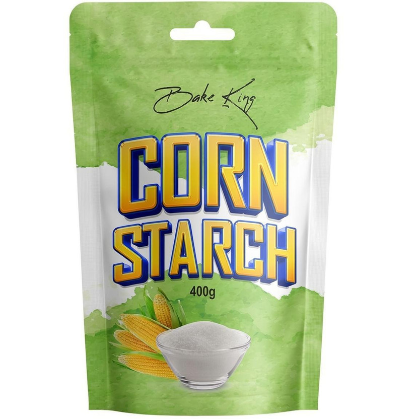 Bake King Corn Starch 400G, Ararot Powder | Makki Atta | Corn Flour | For Baking & Cooking Starch Powder(400 g)