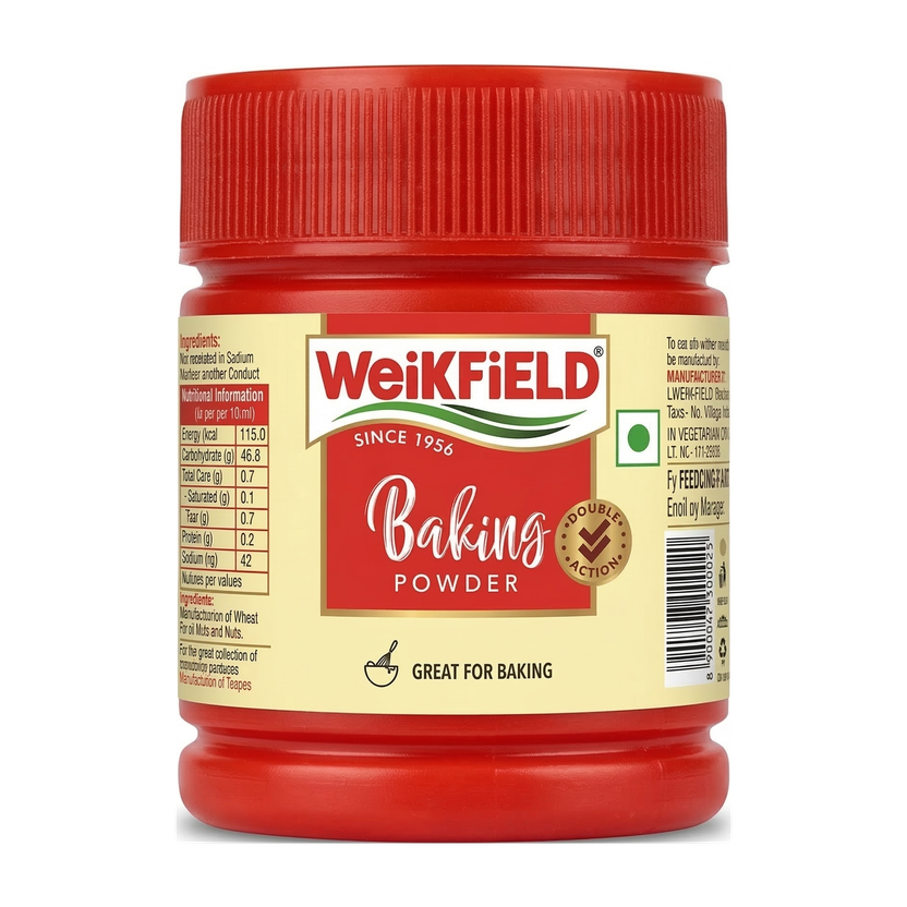 WeiKFiELD Baking Powder|100% Double Action|Fluppy Cakes, Cookies Baking Powder(100 g)