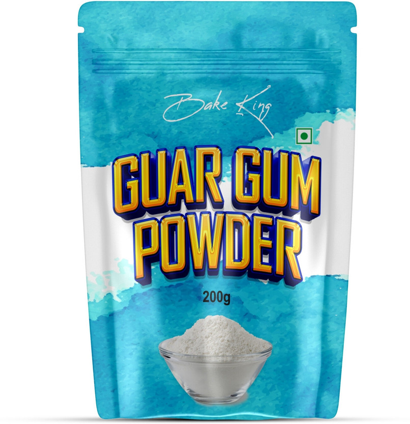 Bake King All Natural Guar Gum Powder 200g Thickening, Binding Agent for Baking Baking Powder(200 g)