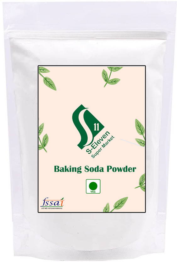 S Eleven Super Market Pure Cleaning ,Cooking ,Eating Baking Soda, Baking Powder(250 g)