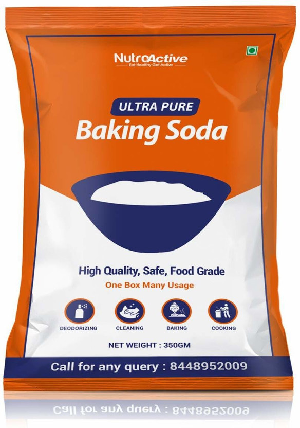 NUTROACTIVE Ultra Pure - 350 gm Baking Soda Powder(350 g)