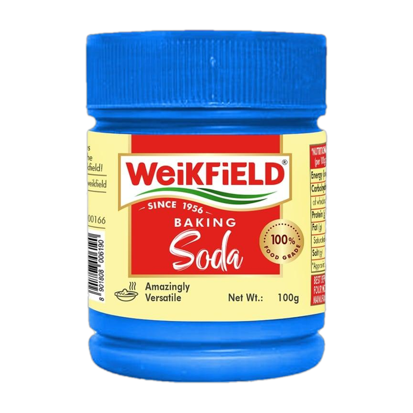 WeiKFiELD Baking Soda|Food Grade Sodium Bicarbonate|Pure & Versatile for Baking, Cooking Baking Soda Powder(100 g)