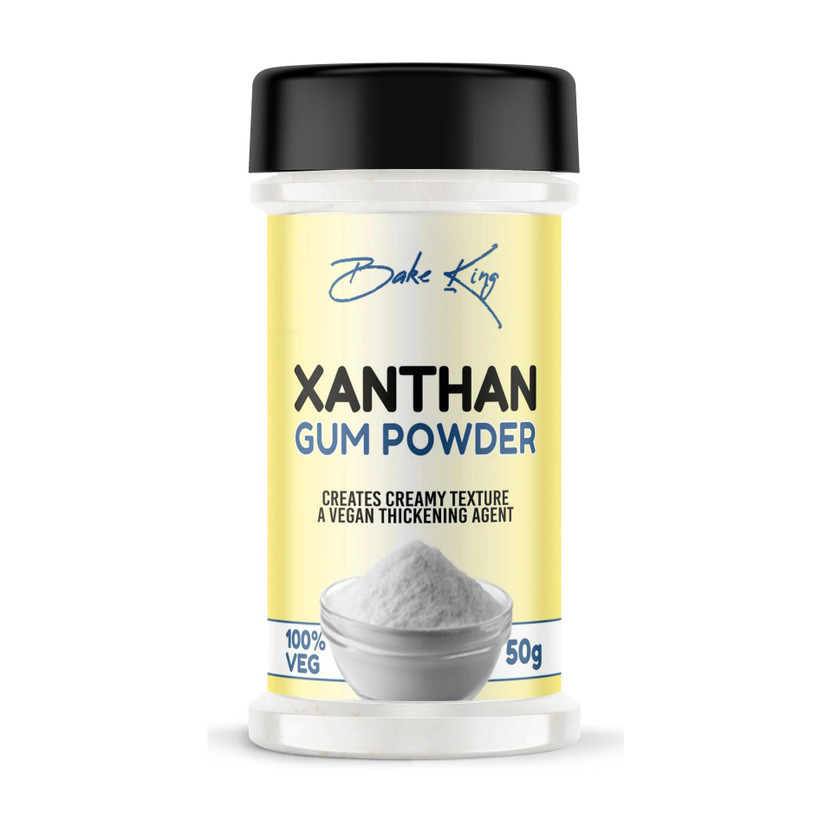 Bake King Xanthan Gum Powder 50gm (Thickening Agent, Binding Agent & Stabilizer for Food) Food Grade Quality. Xanthan Gum Powder for soups, Gluten Free Baking, Keto Diet. Xanthun Gum 50gm Baking Powder Baking Powder(50 g)