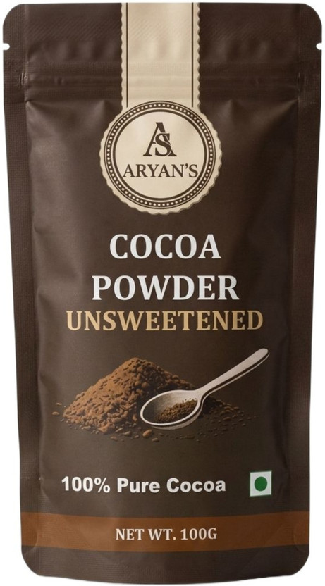 Aryan's DARK PURE COCOA 100% NATURAL Cocoa Powder(100 g)
