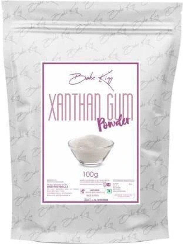 Bake King Xanthan Gum Powder 100gm (Thickening Agent, Binding Agent & Stabilizer for Food) Food Grade Quality. Xanthan Gum Powder for soups, Gluten Free Baking, Keto Diet. Xanthun Gum 100gm Baking Powder Baking Powder(100)