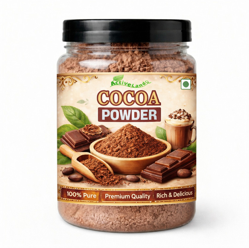 Activeland 100% Pure & Natural Plant Based Cocoa Powder Cocoa Powder(1 kg)