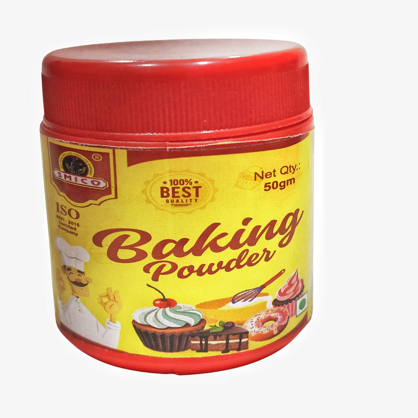SMICO Double Acting Baking Powder for Cake & Bakery | Perfect Rise & Fluffy Texture Baking Powder(50 g)