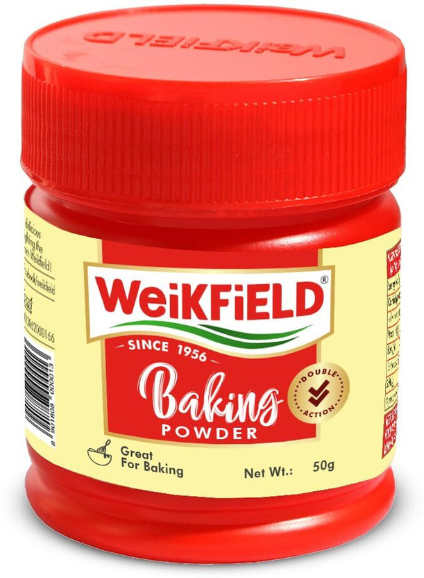 WeiKFiELD Baking Powder|100% Double Action|Fluppy Cakes, Cookies Baking Powder(50 g)