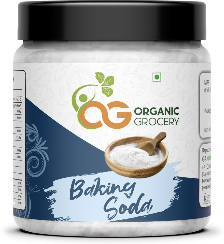 Organic Organic Grocery Perfect for Baking, Cooking, Cleaning Baking Soda Powder(250 g) - Flipkart Deal